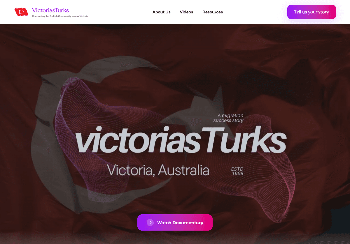 Victoria's Turks homepage